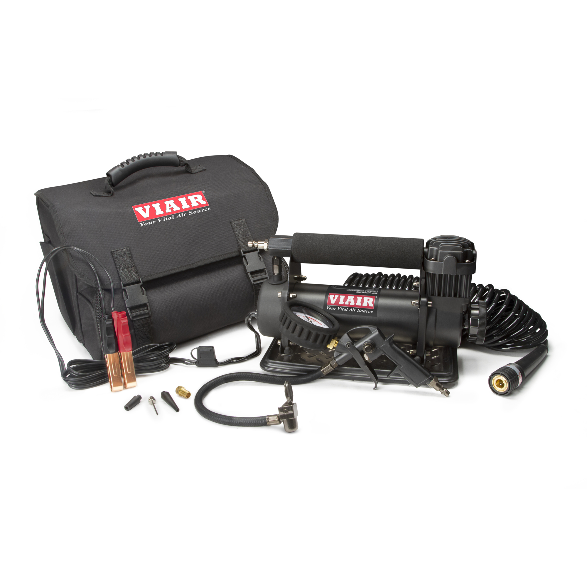 Viair, 450P-Automatic Portable Air Compressor Tire Inflator Black, Max. PSI 150 Power Source Electric, Model# 45044